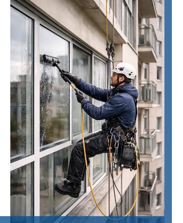 Мойка балконного остекления в Угличе от 3647 р. | ВЫСОТНИК-Глч