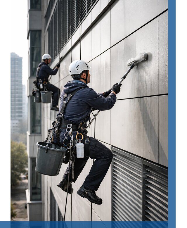 Мойка вентилируемого фасада в Угличе от 261 р. | ВЫСОТНИК-Глч