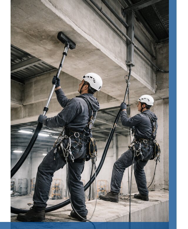 Обеспыливание потолочных конструкций в Угличе от 261 р. |ВЫСОТНИК-Глч