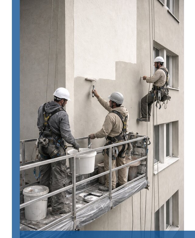 Покраска оштукатуренного фасада в Угличе под ключ с гарантией