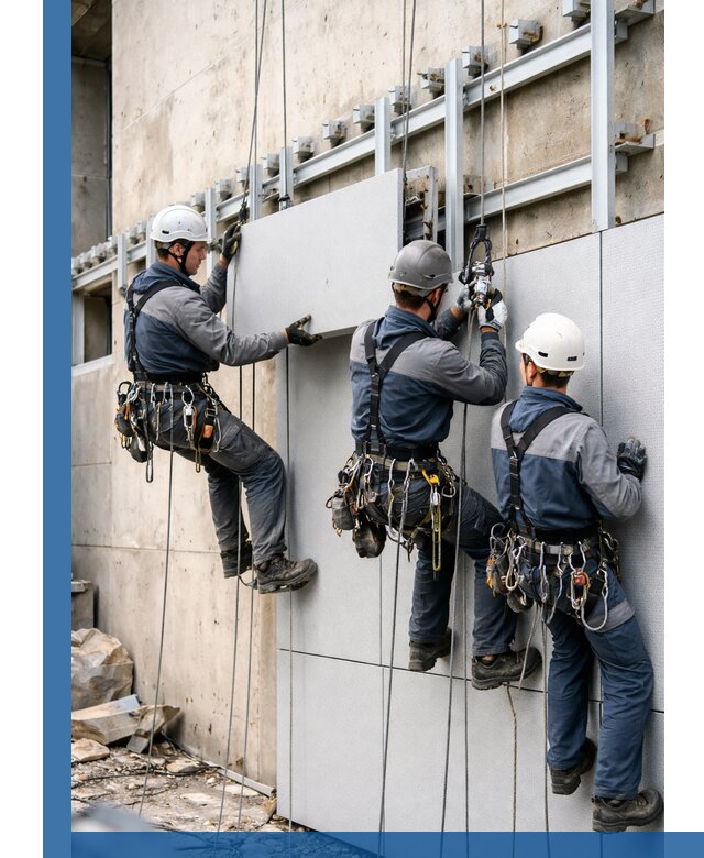 Монтаж вентилируемого фасада в Угличе под ключ с гарантией качества