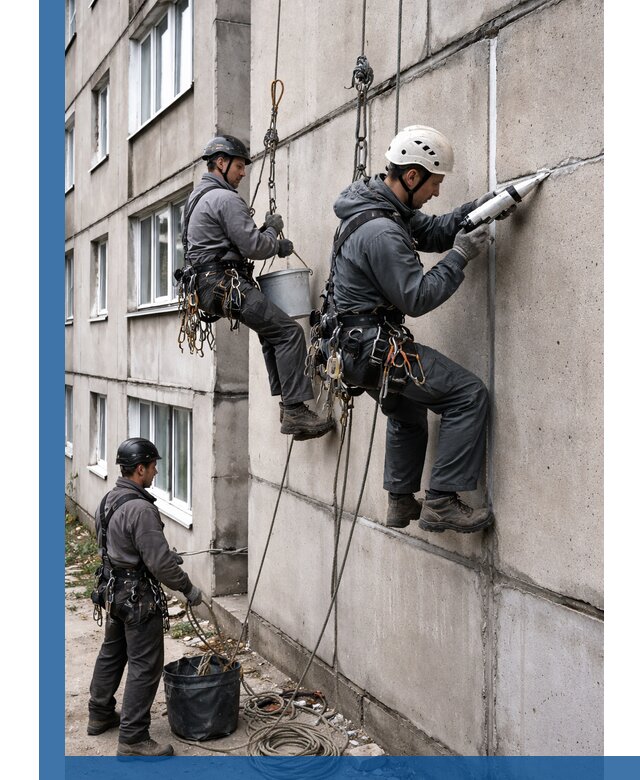 Герметизация межпанельных швов в Угличе с гарантией герметичности