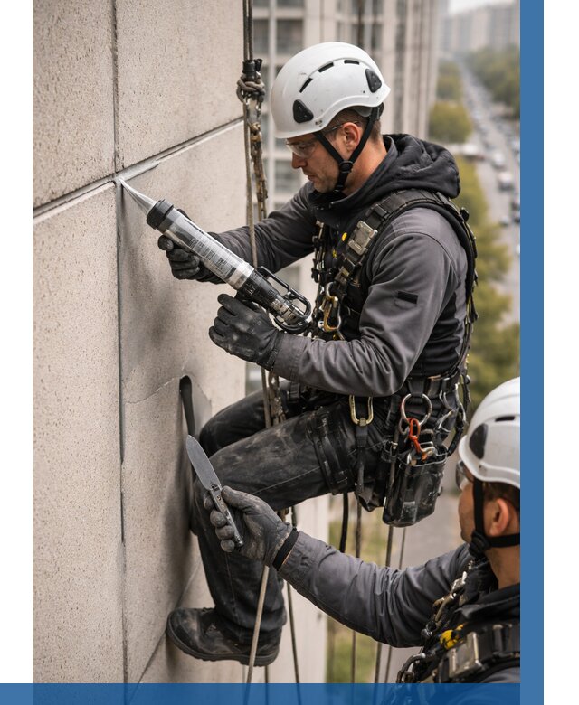 Первичная герметизация швов в Угличе от 625 р. | ВЫСОТНИК-Глч