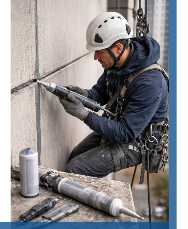 Вторичная герметизация швов в Угличе от 469 р. | ВЫСОТНИК-Глч