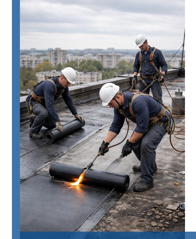 Ремонт наплавляемой кровли в Угличе качественно и надежно