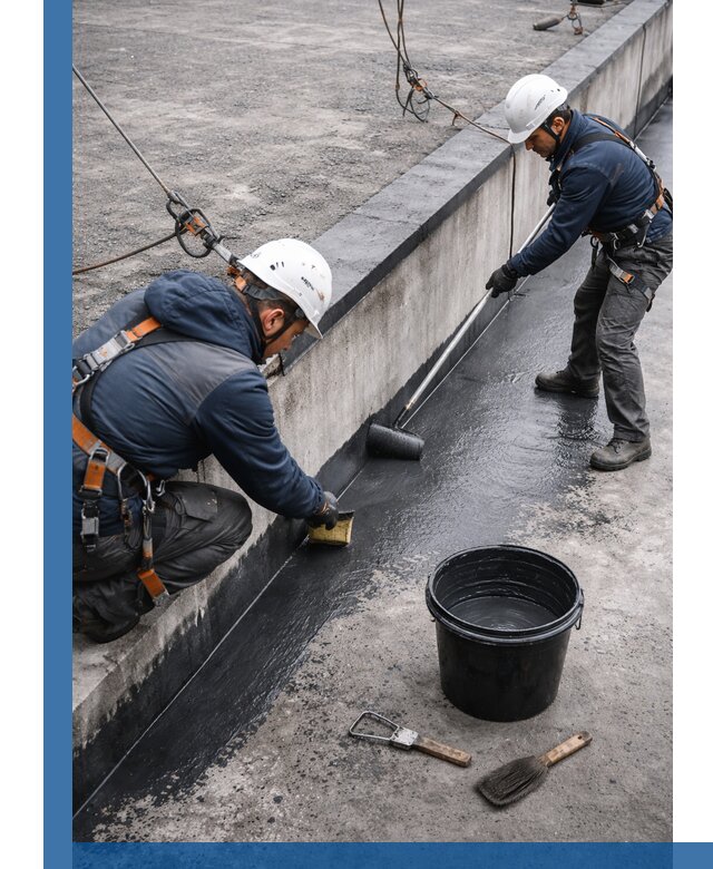 Гидроизоляция кровли жидкой резиной профессионально в Угличе