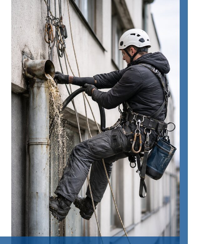 Прочистка водосточных труб в Угличе от 3647 р. | ВЫСОТНИК-Глч