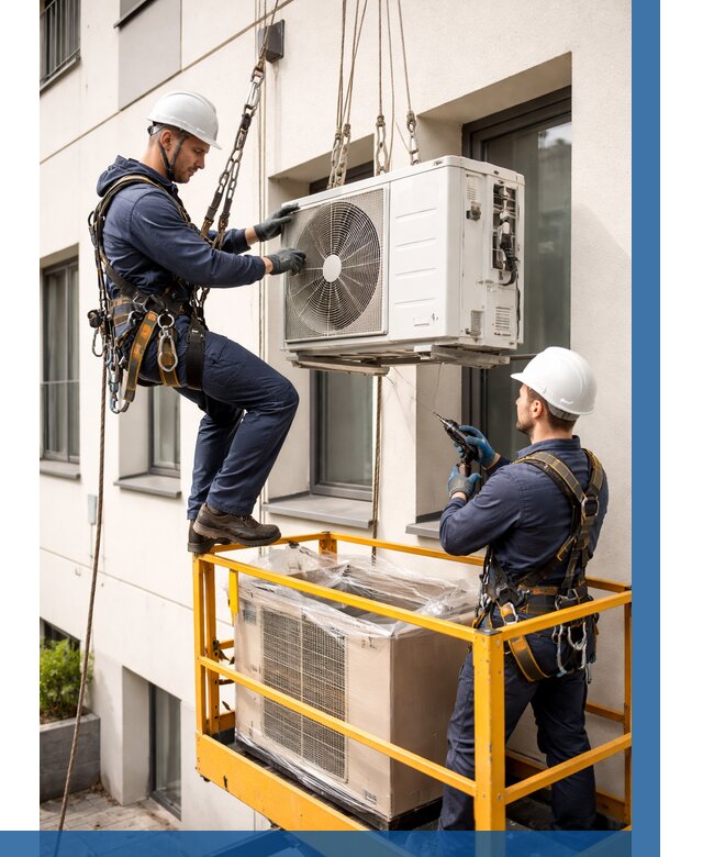 Демонтаж внешнего блока кондиционера в Угличе от 3647 р. | ВЫСОТНИК-Глч