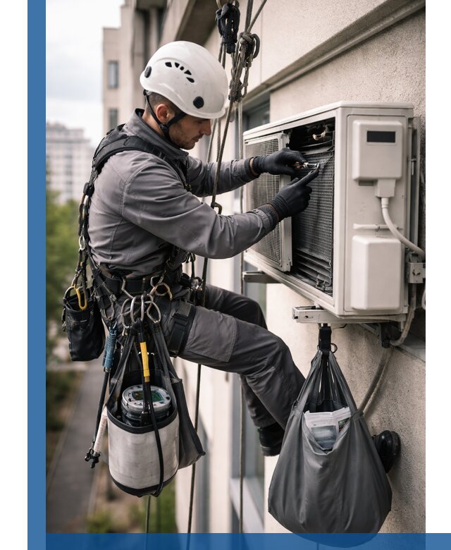 Обслуживание внешнего блока кондиционера в Угличе профессионально