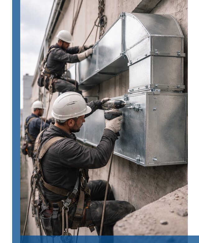 Профессиональный монтаж вентиляционных коробов в Угличе под ключ