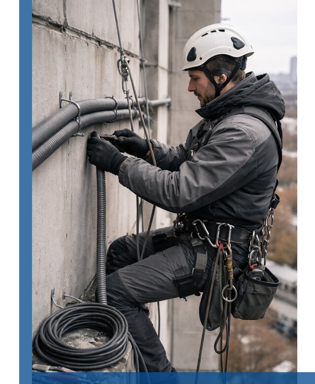 Профессиональный монтаж гофры для кабеля в Угличе с гарантией