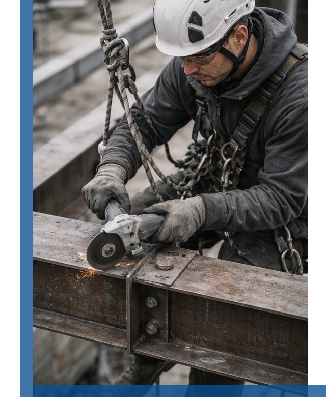 Резка металла на высоте в Угличе для зданий и конструкций