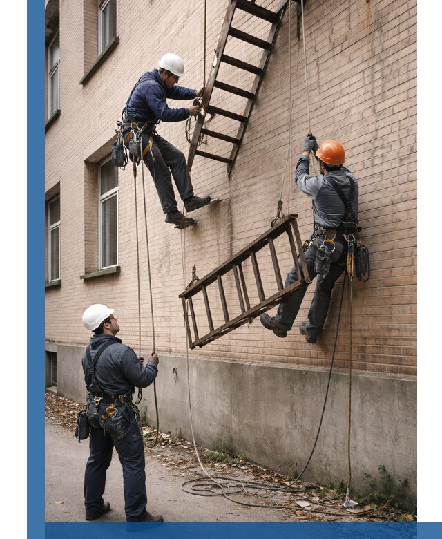 Демонтаж пожарной лестницы в Угличе быстро и безопасно