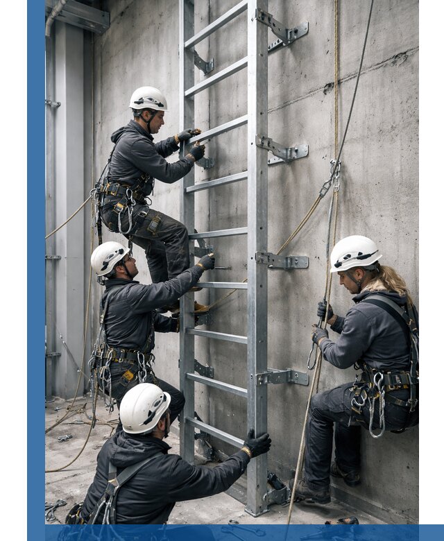 Монтаж металлических лестниц в Угличе под ключ со гарантией