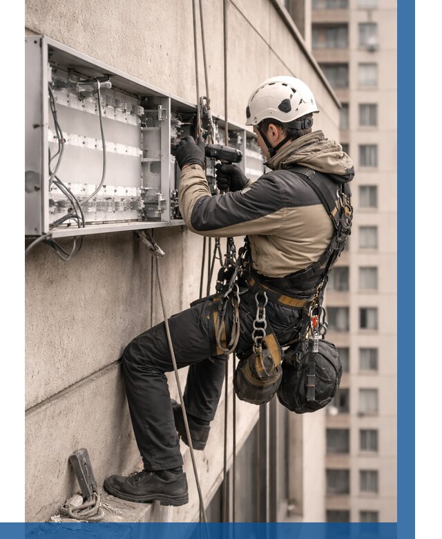 Ремонт вывески на высоте в Угличе от 4689 р. | ВЫСОТНИК-Глч