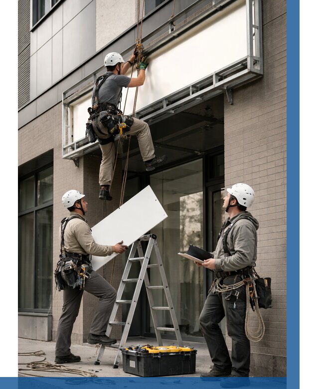 Монтаж светового короба в Угличе от 6773 р. | ВЫСОТНИК-Глч