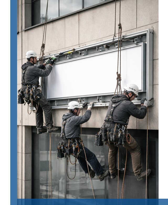 Профессиональный монтаж светового короба под ключ в Угличе