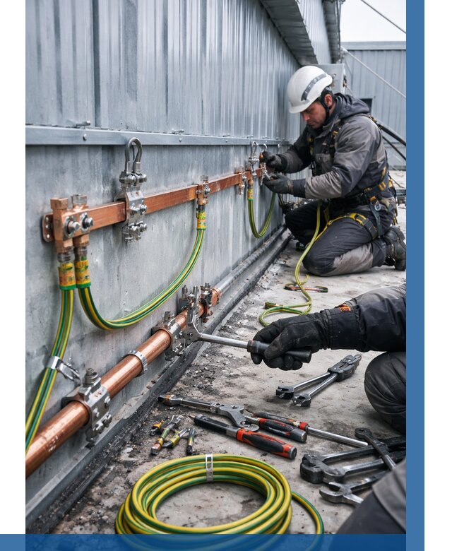 Монтаж заземления здания в Угличе от 26050 р. | ВЫСОТНИК-Глч