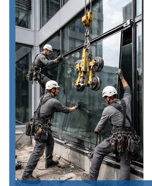 Структурное остекление фасадов в Угличе монтаж и обслуживание