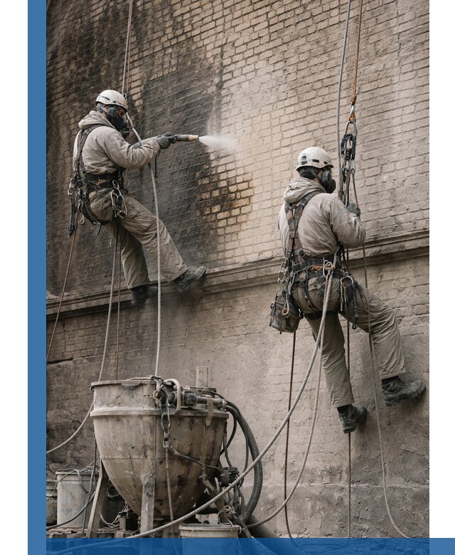 Пескоструйная очистка фасадов в Угличе профессионально