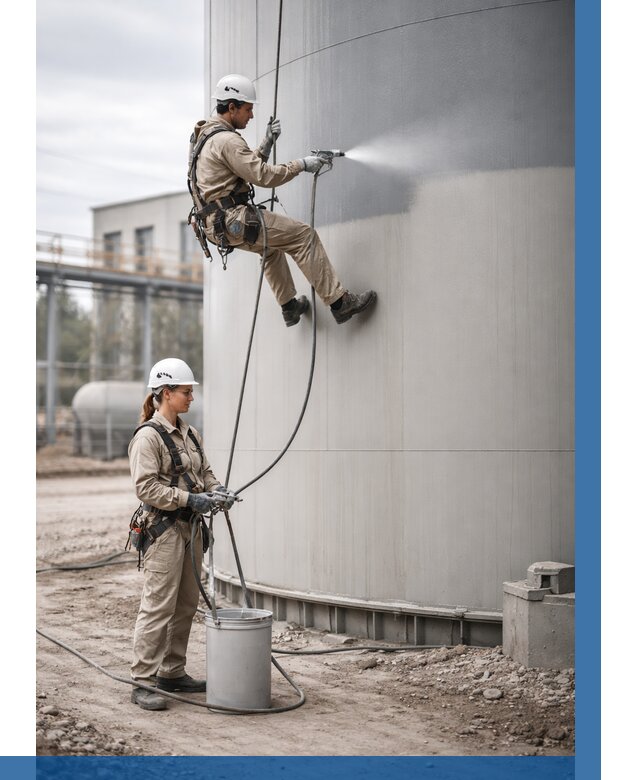 Покраска резервуаров в Угличе от 1250 р. | ВЫСОТНИК-Глч — заказать