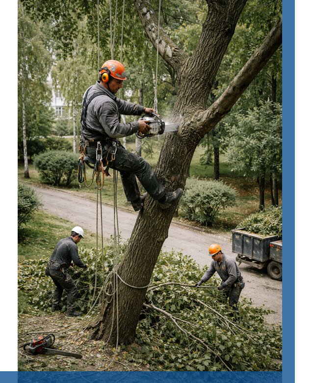 Кронирование деревьев в Угличе от 6773 р. | ВЫСОТНИК-Глч