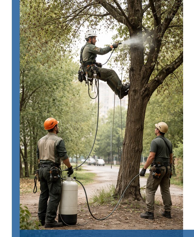 Обработка деревьев от вредителей в Угличе профессиональная защита