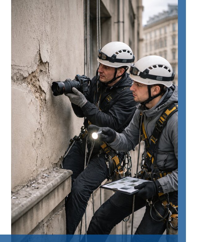 Фотофиксация дефектов фасада в Угличе от 4689 р. | ВЫСОТНИК-Глч