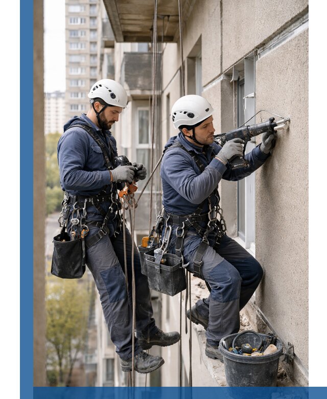 Промышленные альпинисты высотные работы и монтаж в Угличе